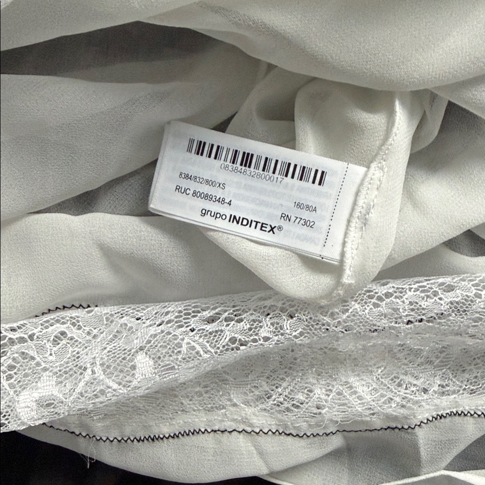 NWT ZARA Layered Slip Dress Lace Trim Size XS/S Style no. 8384/832/800 - Picture 13 of 14
